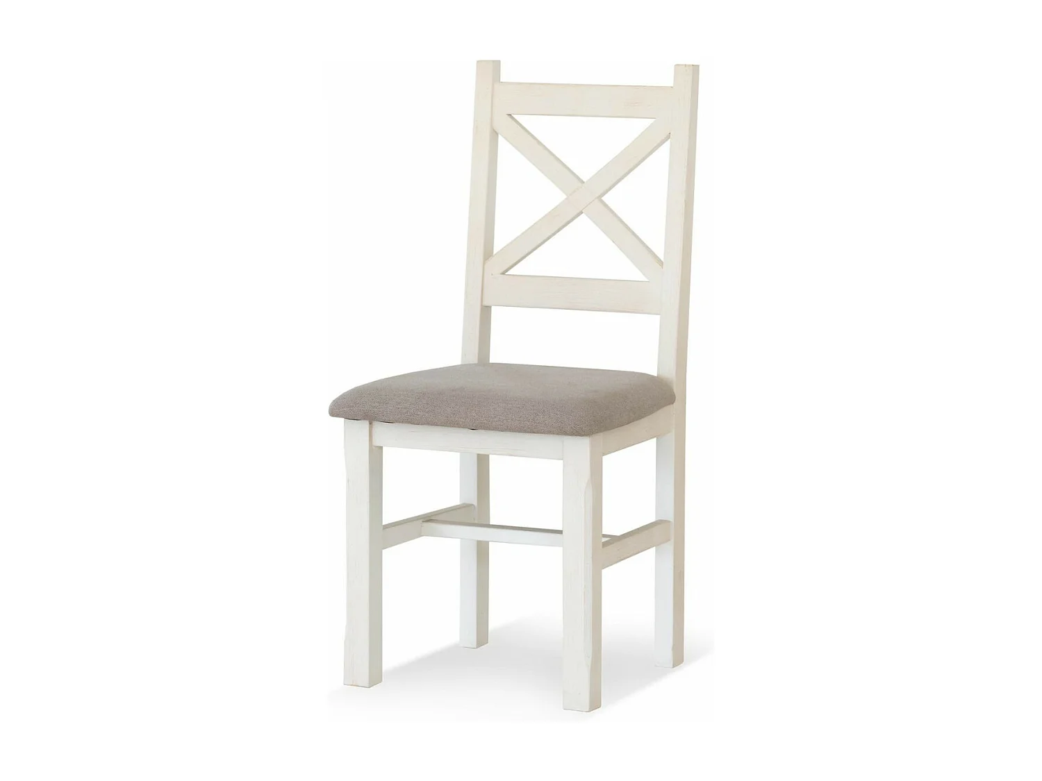 Lot de 2 chaises Bois Blanc - Bréanna Décoration d'Autrefois