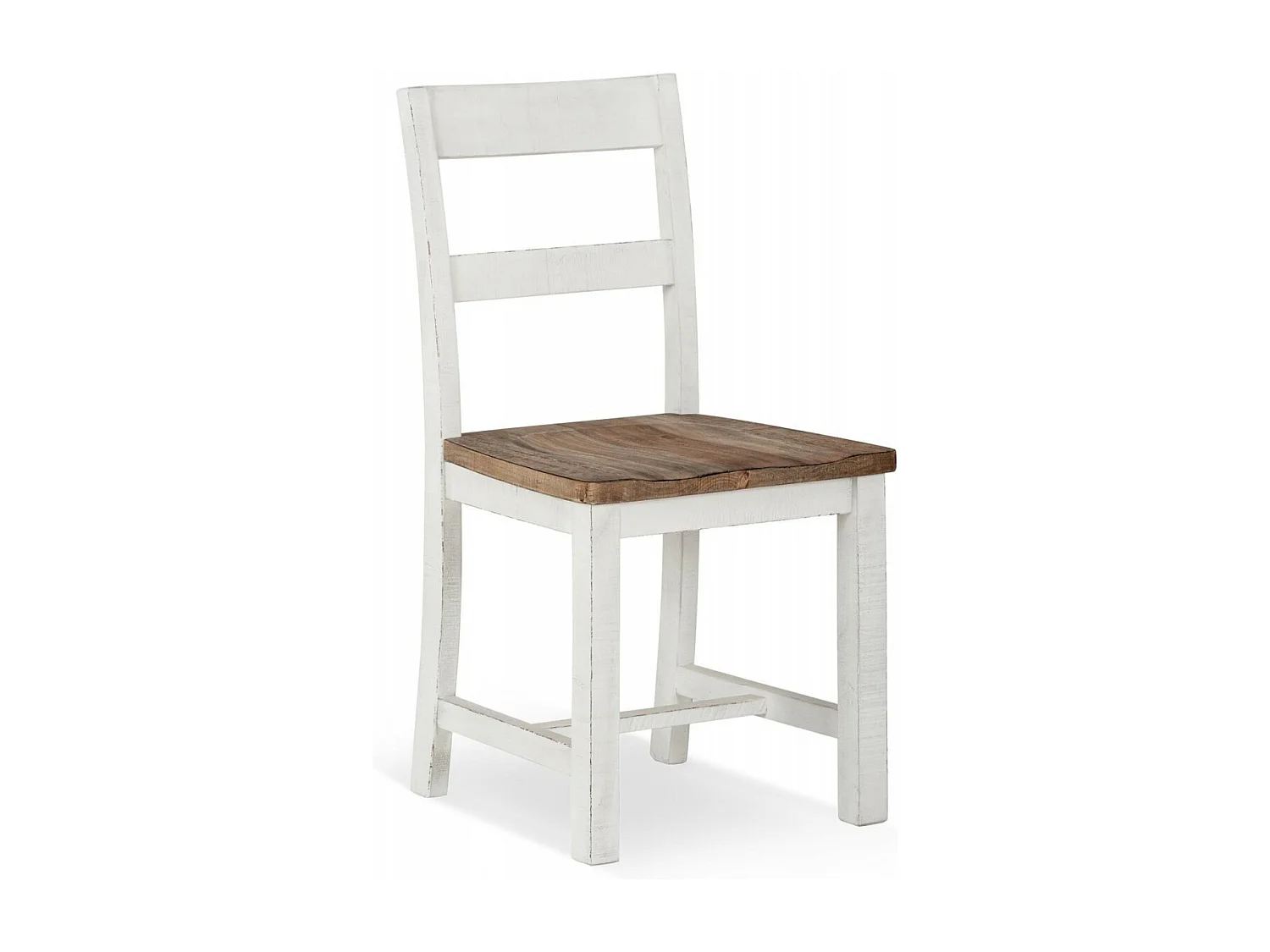 Lot de 2 chaises Bois Blanc - Nastasie Décoration d'Autrefois