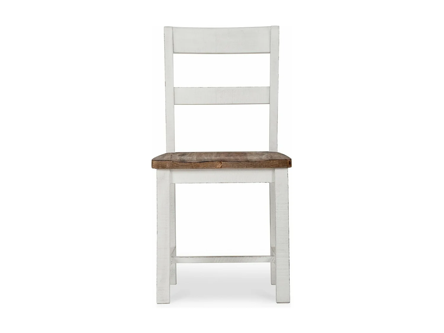 Lot de 2 chaises Bois Blanc - Nastasie Décoration d'Autrefois