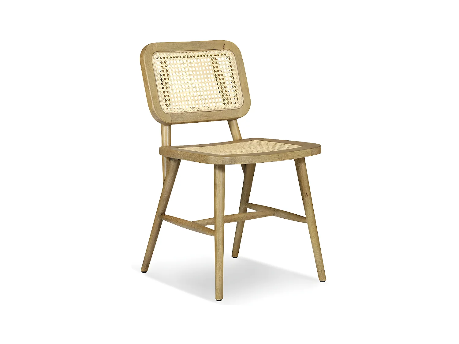 Chaise Bois Blanc - Décoration d'Autrefois