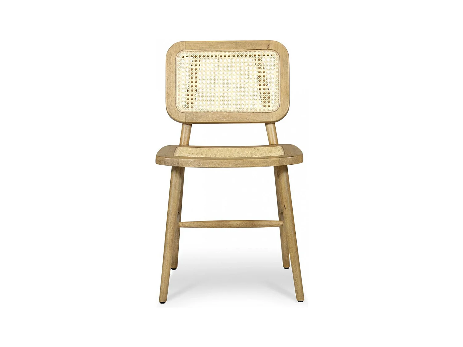 Chaise Bois Blanc - Décoration d'Autrefois