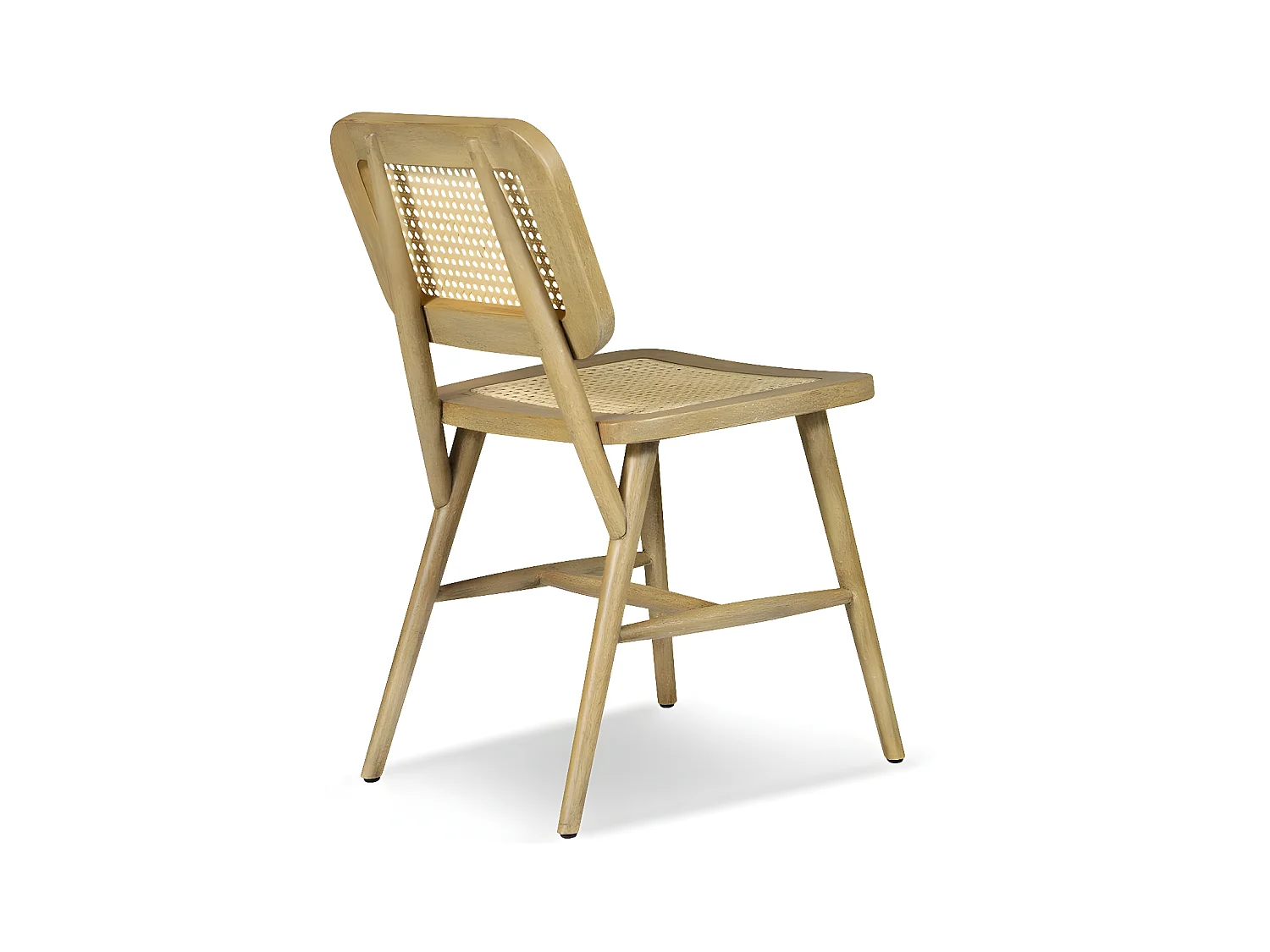 Chaise Bois Blanc - Décoration d'Autrefois