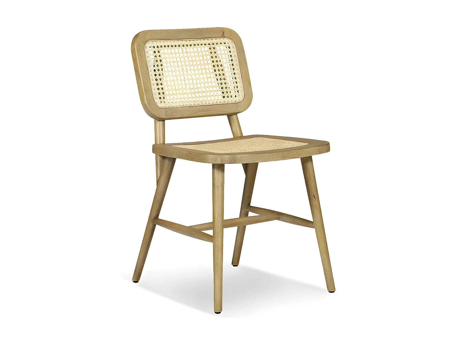 Chaise Bois Blanc - Décoration d'Autrefois