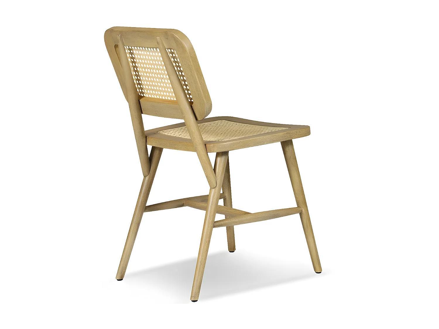 Chaise Bois Blanc - Décoration d'Autrefois