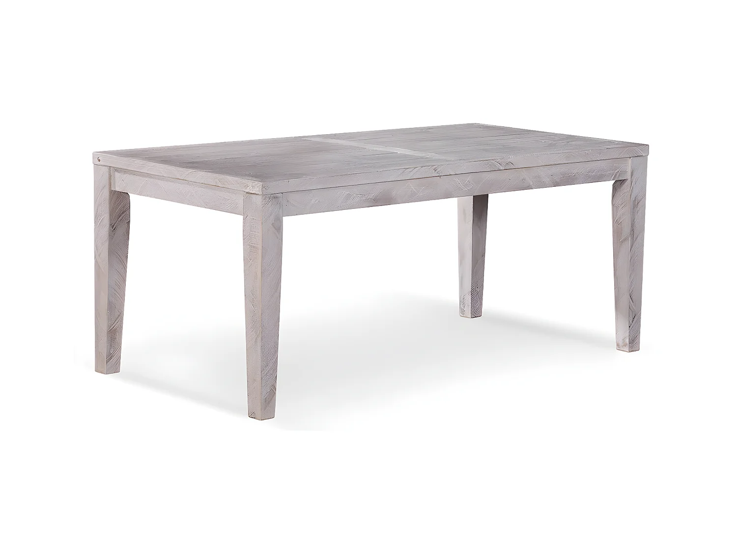 Table à manger 6 places Bois Gris - Cadélia Décoration d'Autrefois