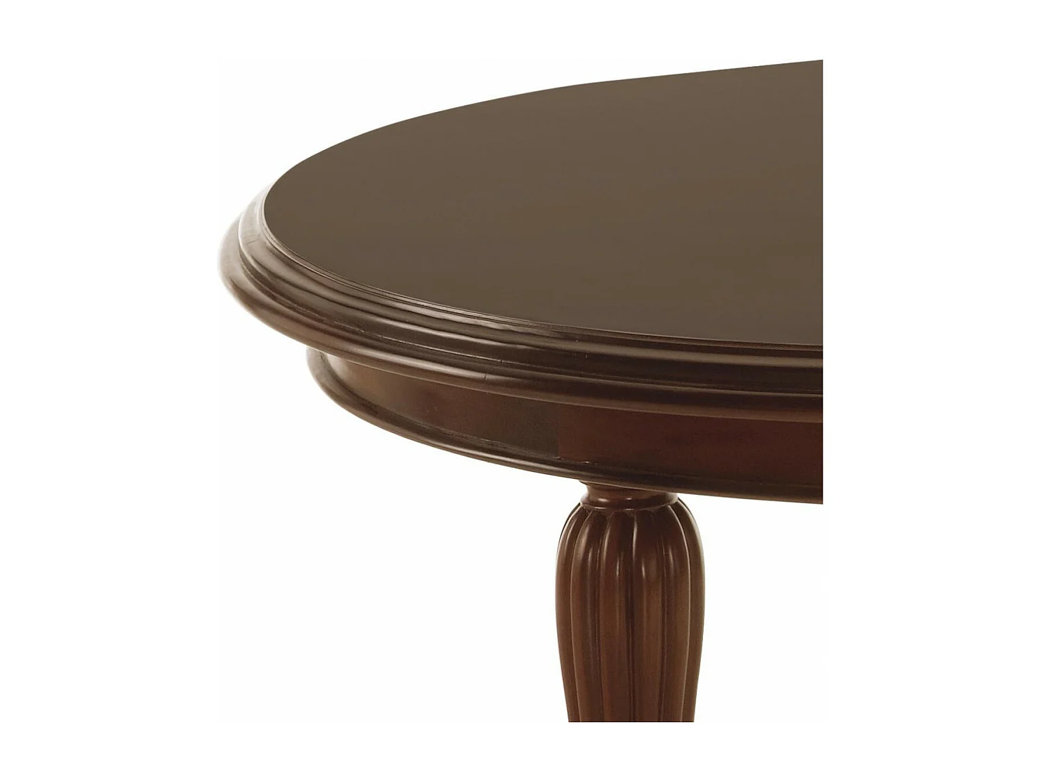 Table à manger 6 places Bois-Bronze Marron - Helvinia Décoration d'Autrefois