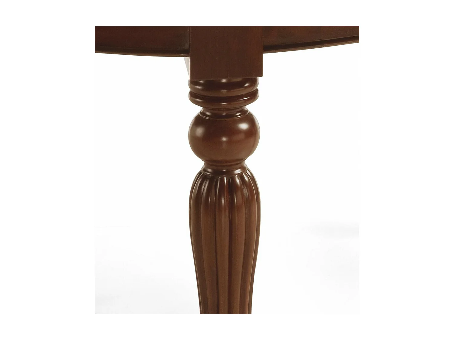 Table à manger 6 places Bois-Bronze Marron - Helvinia Décoration d'Autrefois