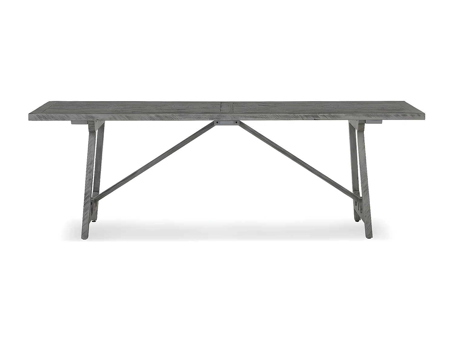 Table à Manger Bois Gris 239x90x76cm
