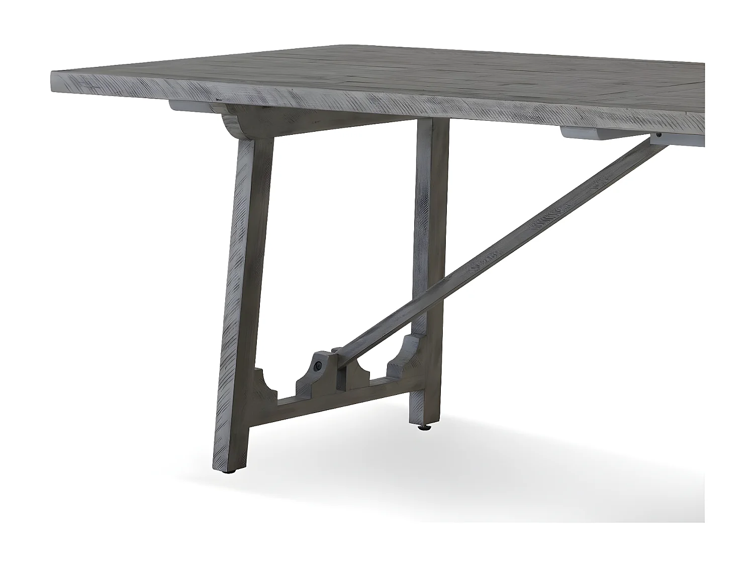 Table à Manger Bois Gris 239x90x76cm