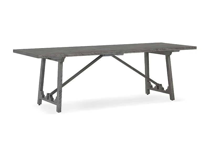 Table à Manger Bois Gris 239x90x76cm