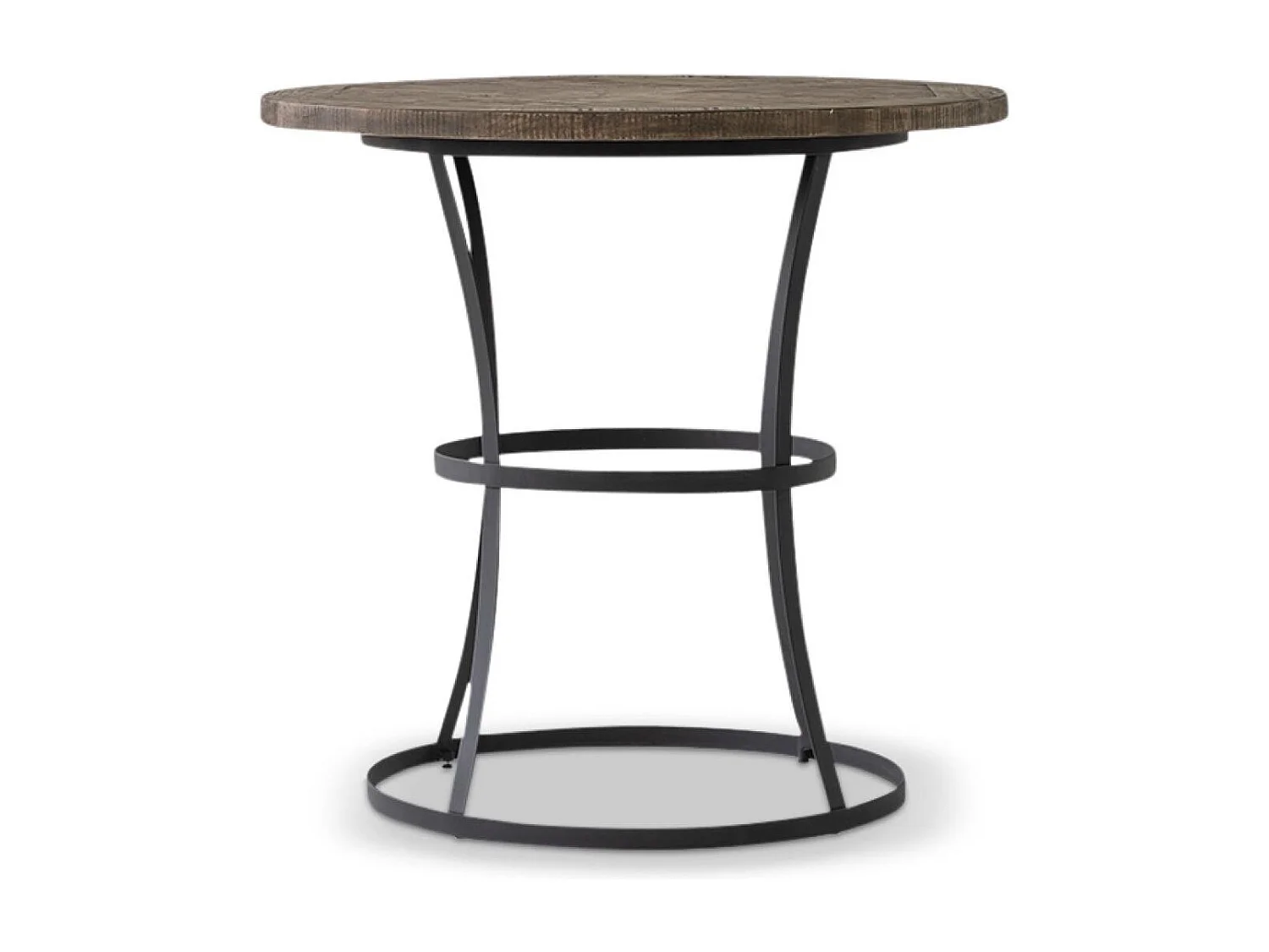 Table haute Bois Marron - Flavine Décoration d'Autrefois