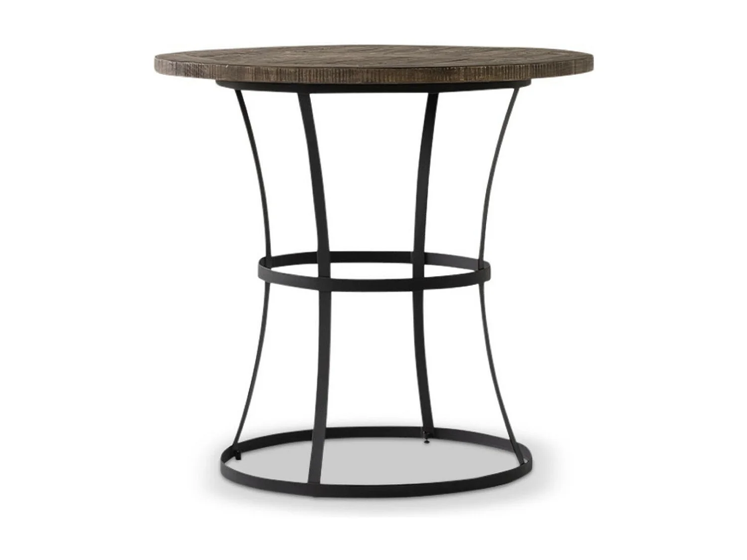 Table haute Bois Marron - Flavine Décoration d'Autrefois