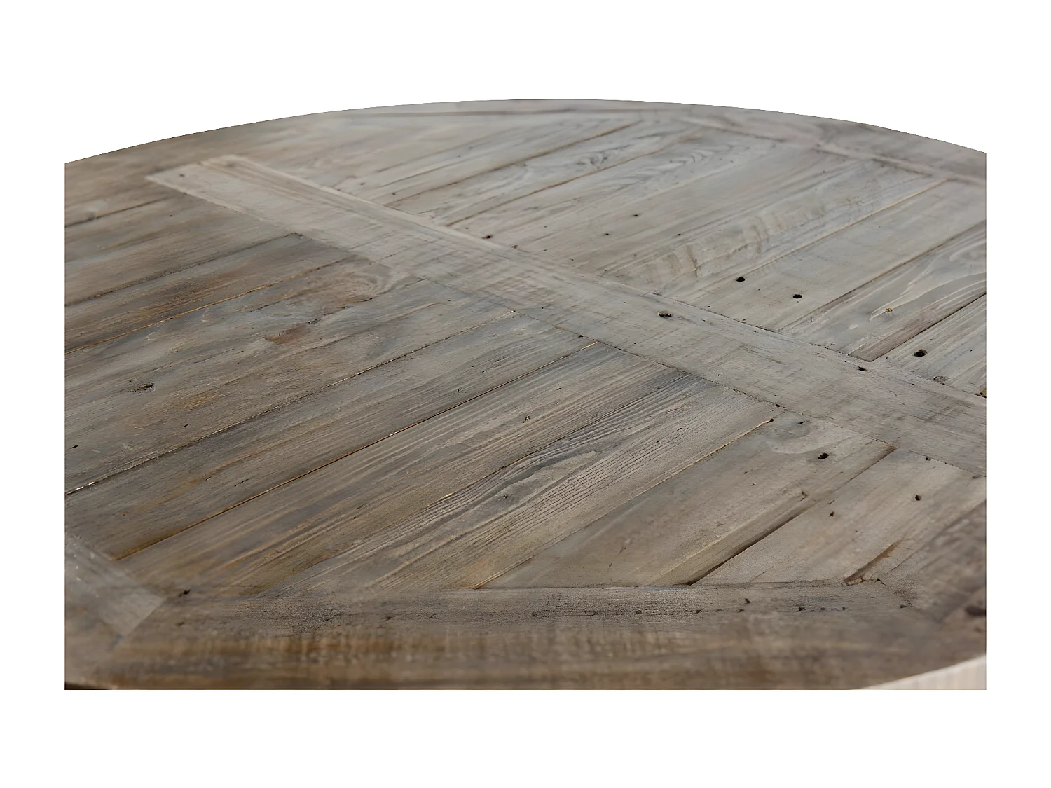 Table haute Bois Marron - Flavine Décoration d'Autrefois