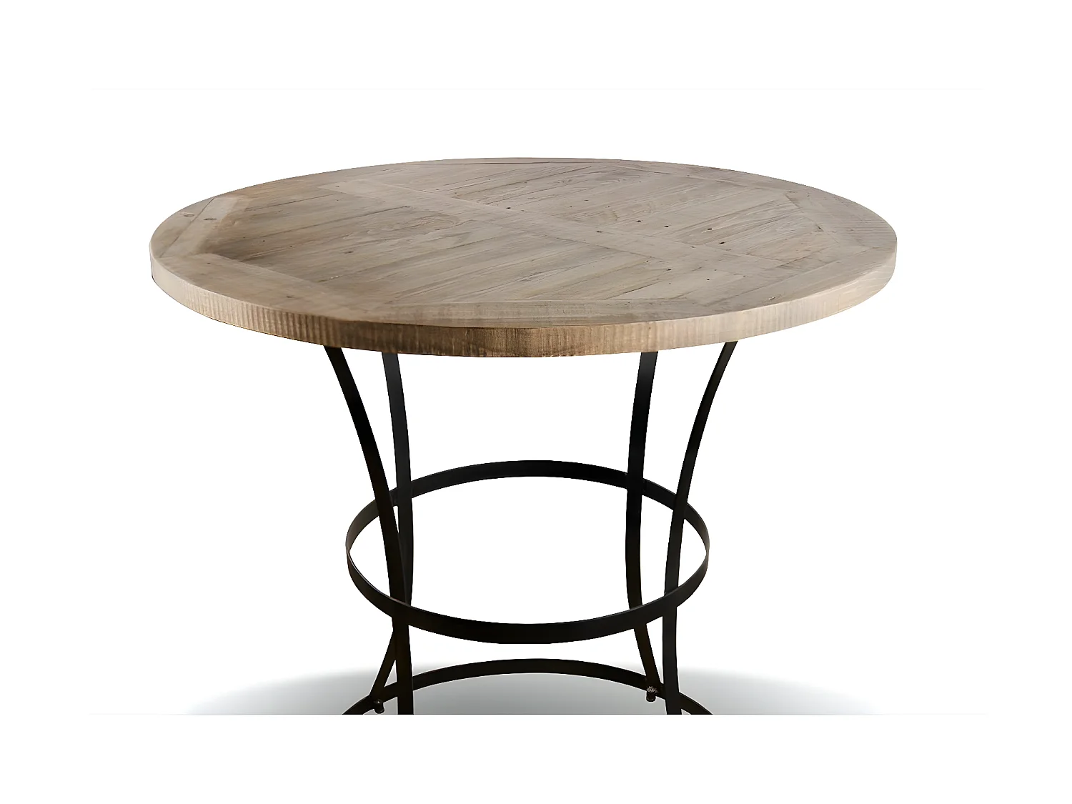Table haute Bois Marron - Flavine Décoration d'Autrefois