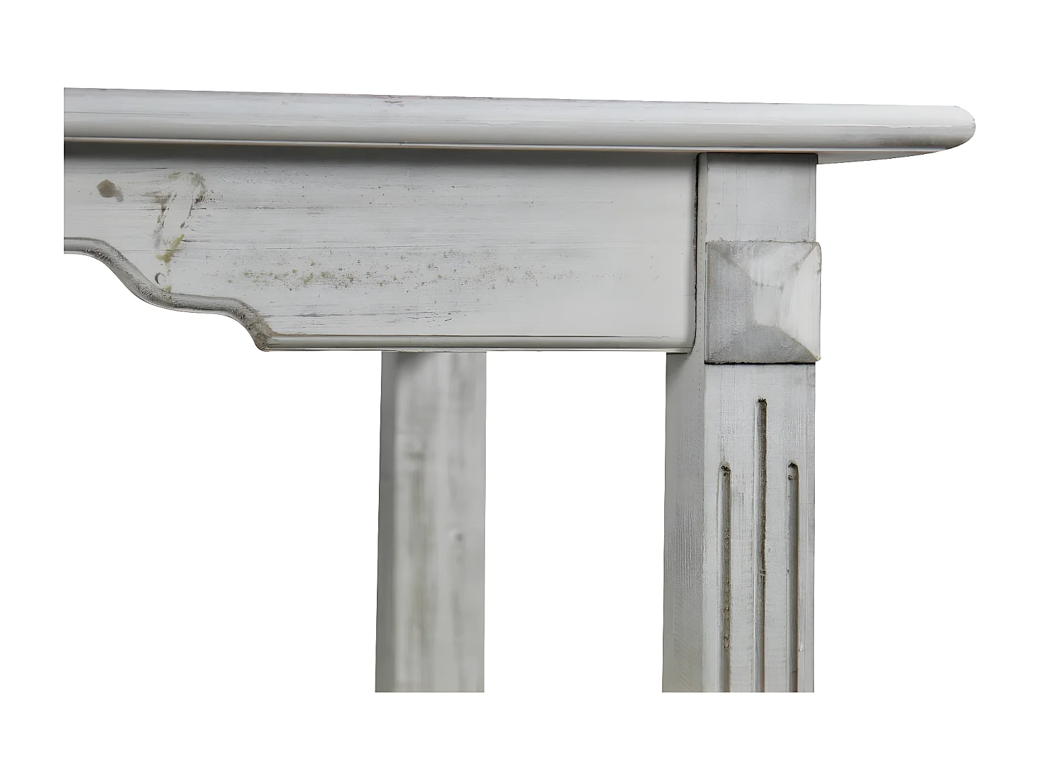 Table à manger 6 places Bois Blanc - Décoration d'Autrefois