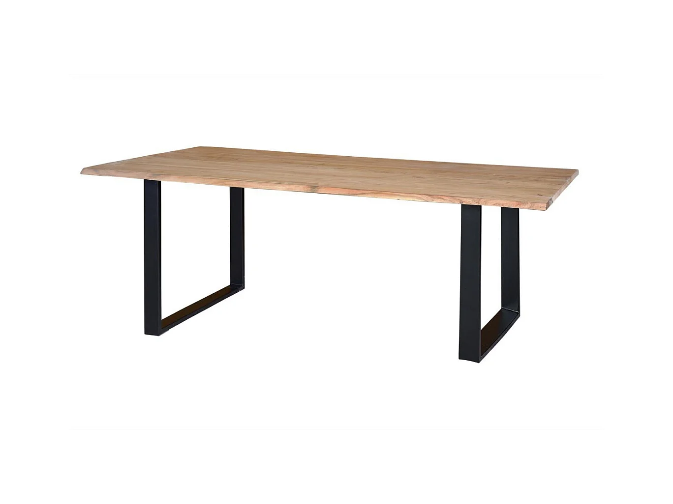 Table à manger Bois-Fer Marron - Wivine Décoration d'Autrefois