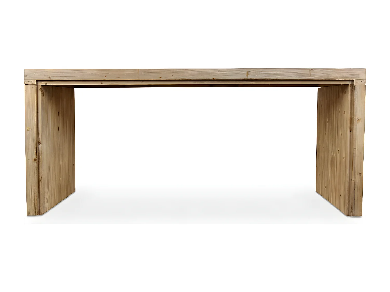 Table à manger naturel Bois Naturel - Esmée Décoration d'Autrefois