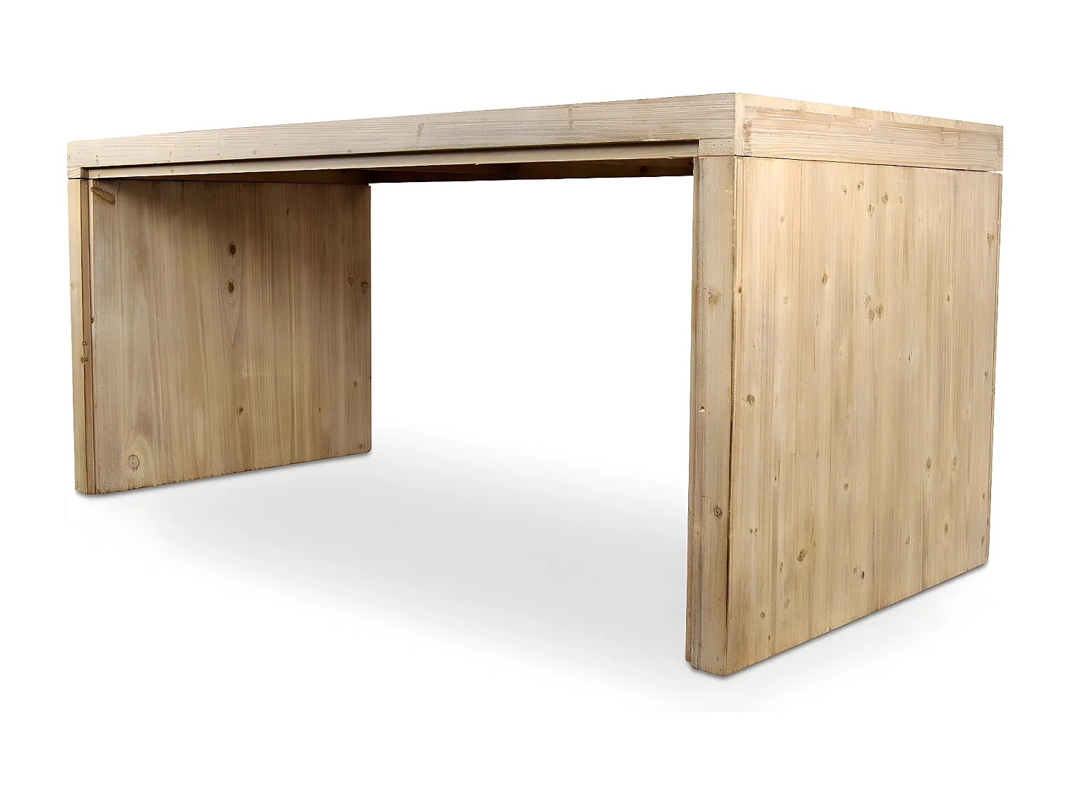 Table à manger naturel Bois Naturel - Esmée Décoration d'Autrefois