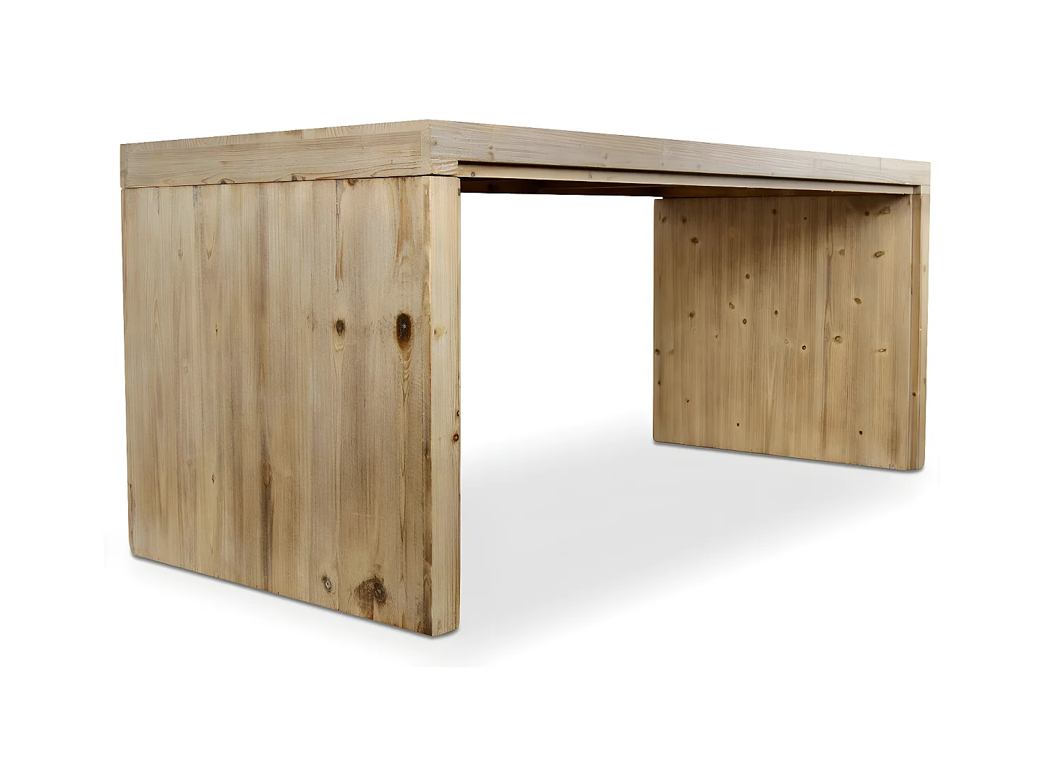 Table à manger naturel Bois Naturel - Esmée Décoration d'Autrefois