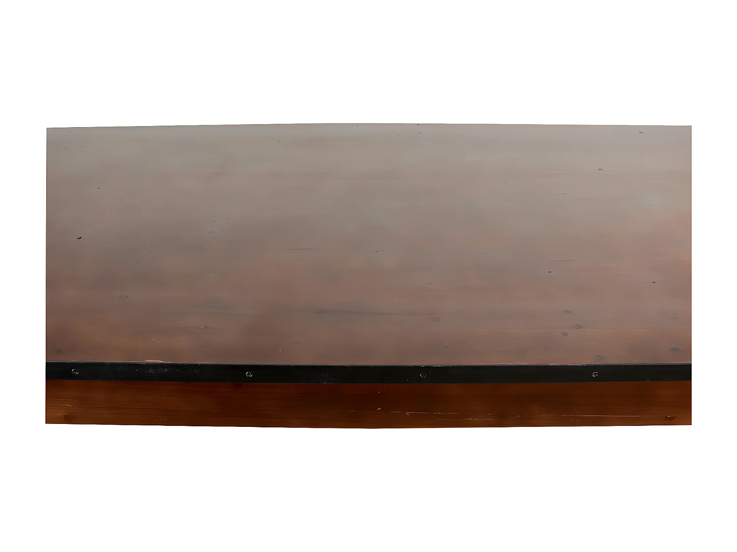 Table à manger 10 places Bois-Métal Marron - Eduline Décoration d'Autrefois