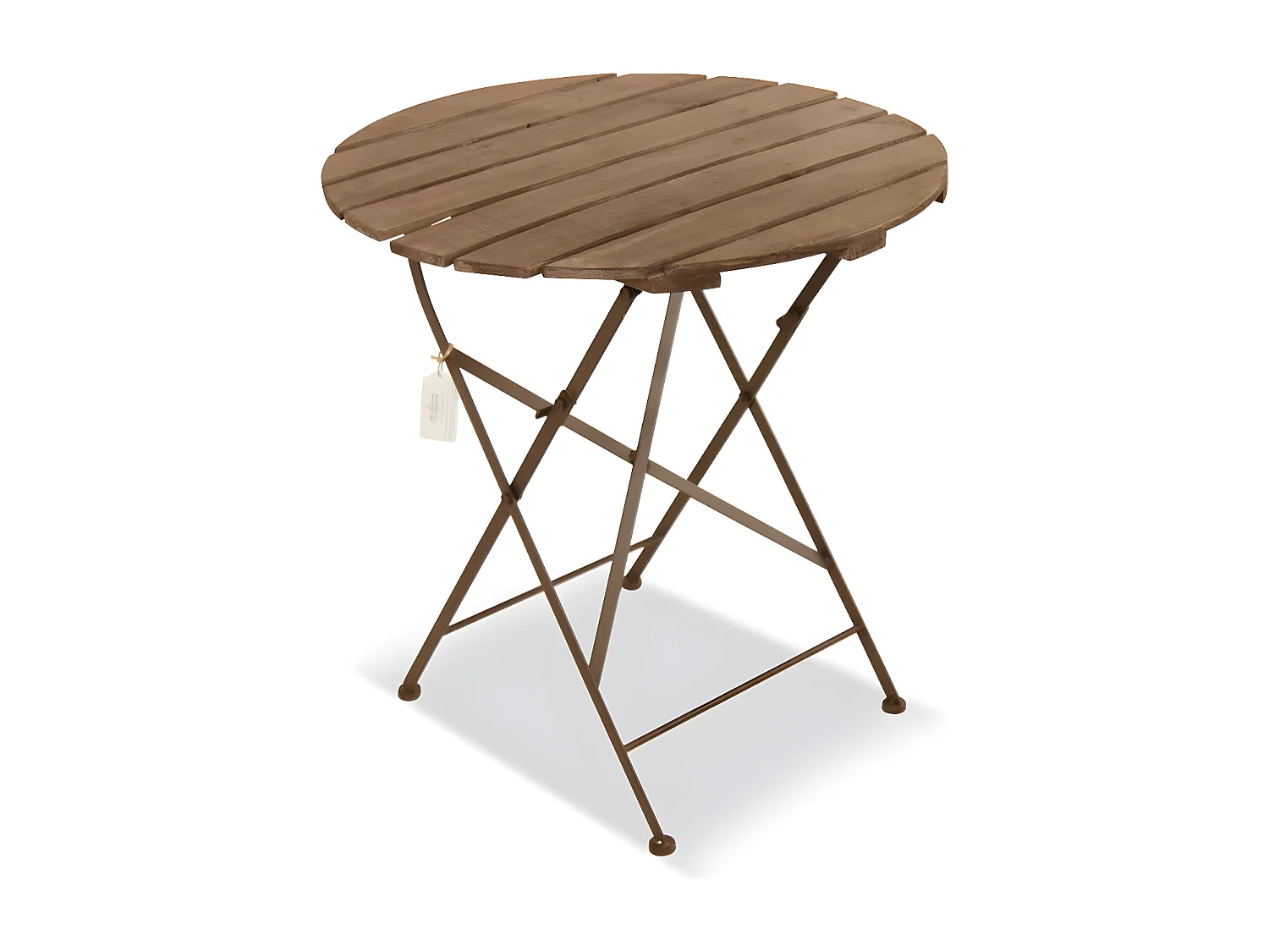 Table à manger 2 places Bois Marron - Décoration d'Autrefois