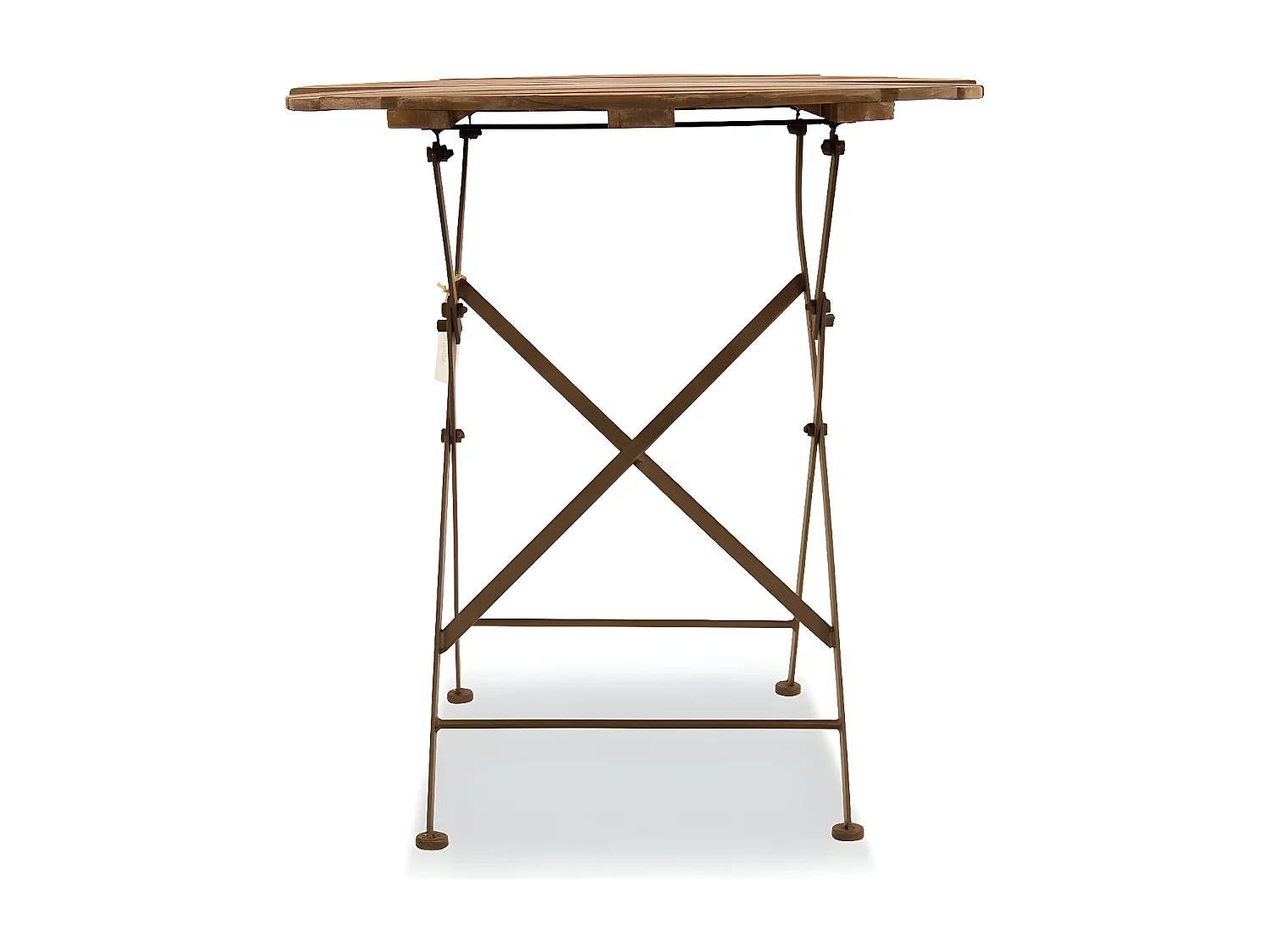 Table à manger 2 places Bois Marron - Décoration d'Autrefois