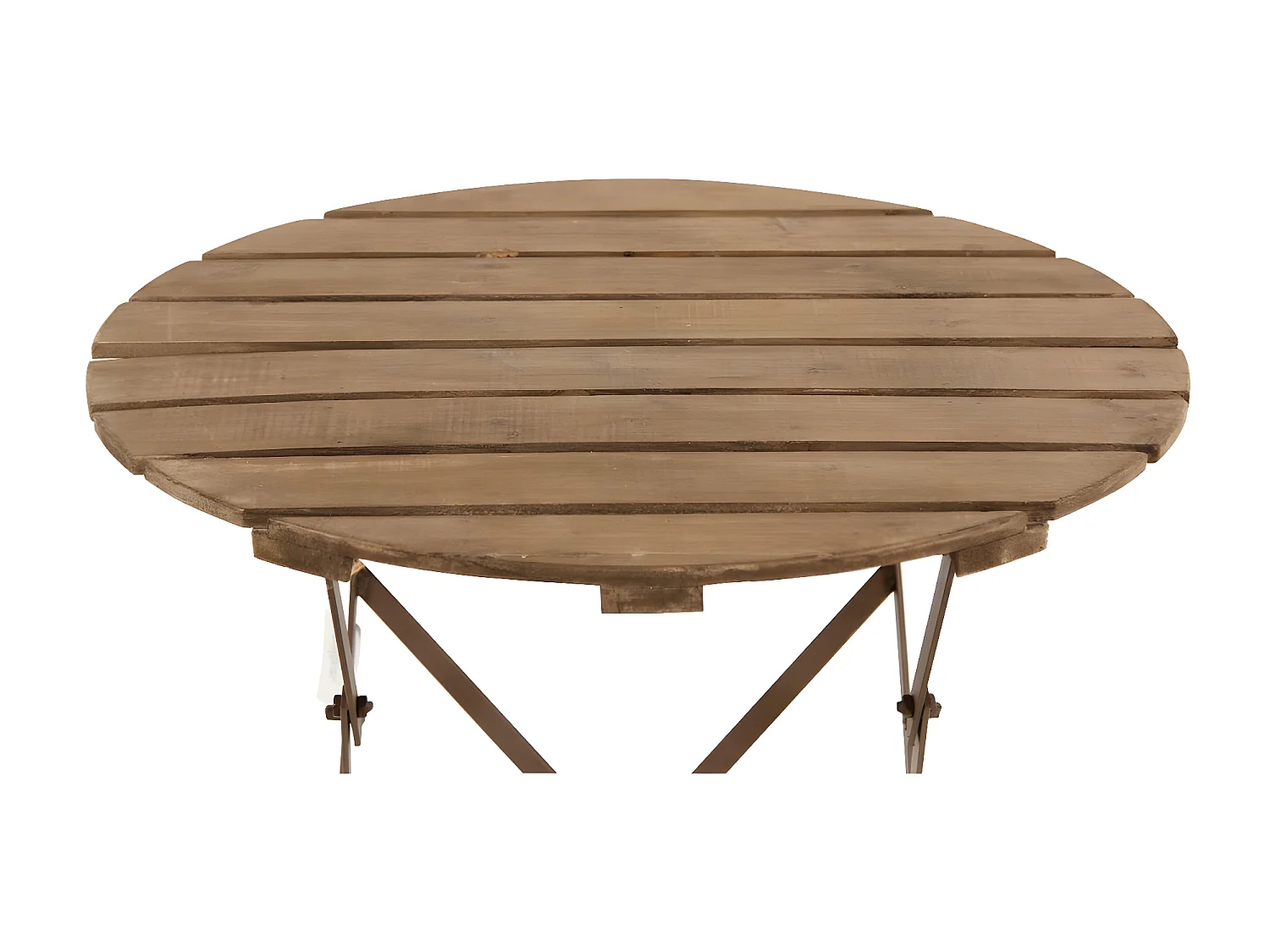 Table à manger 2 places Bois Marron - Décoration d'Autrefois