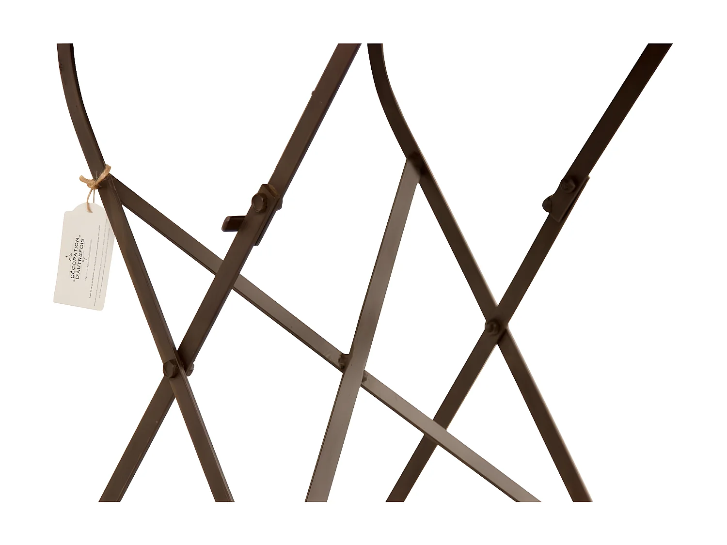 Table à manger 2 places Bois Marron - Décoration d'Autrefois