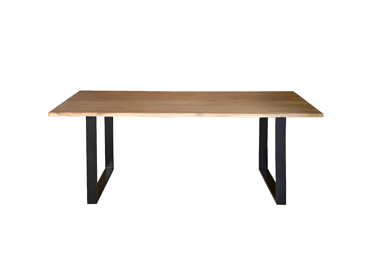 Table à manger Bois-Fer Marron - Wivine Décoration d'Autrefois