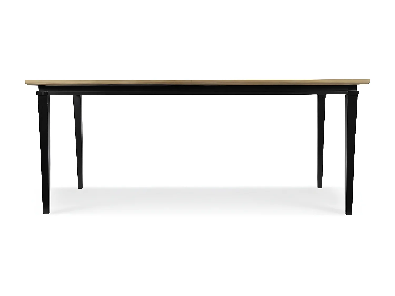 Table à manger Bois-MDF Noir - Idéline Décoration d'Autrefois