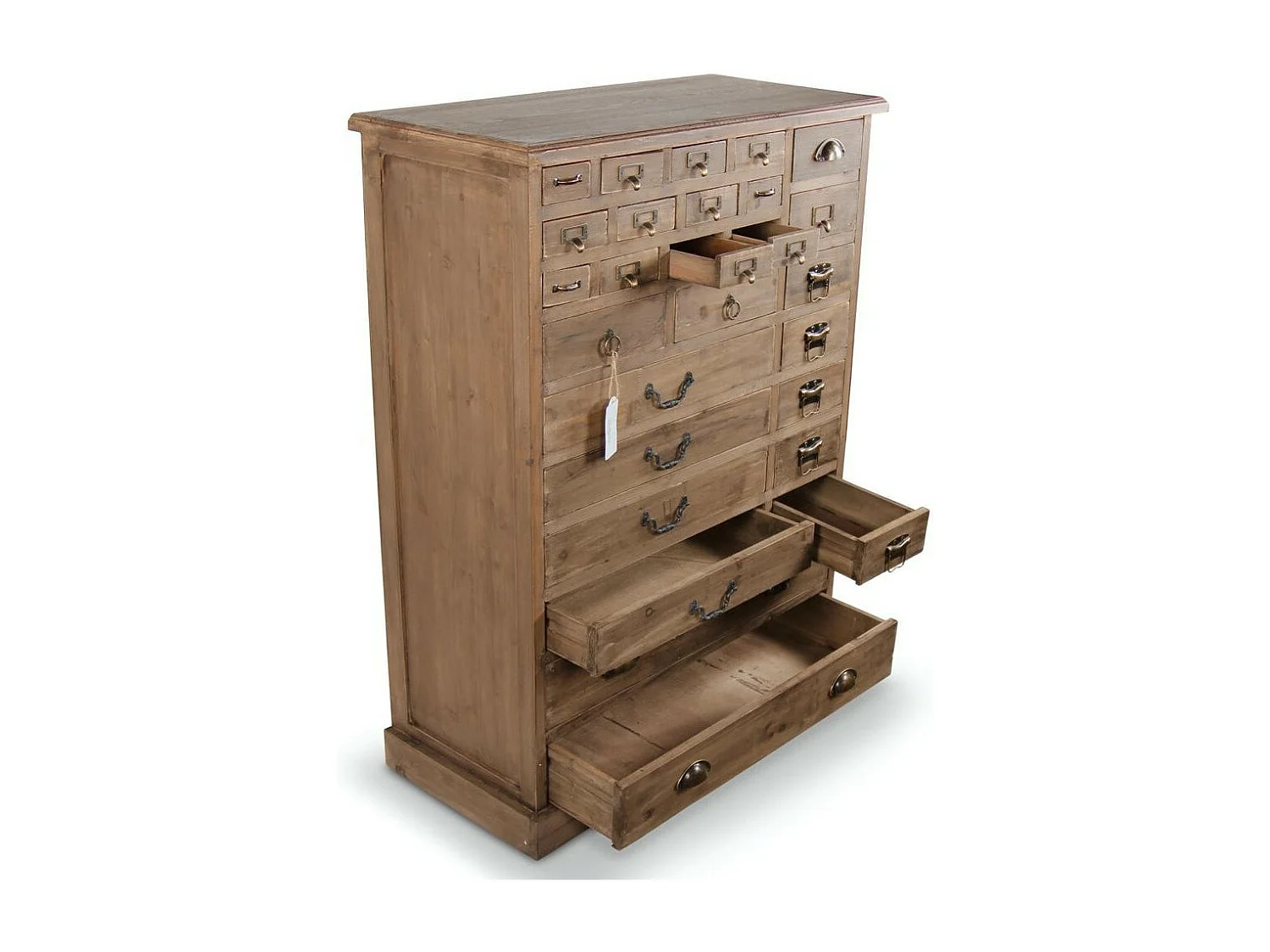 Commode 27 tiroirs Bois Marron - Décoration d'Autrefois