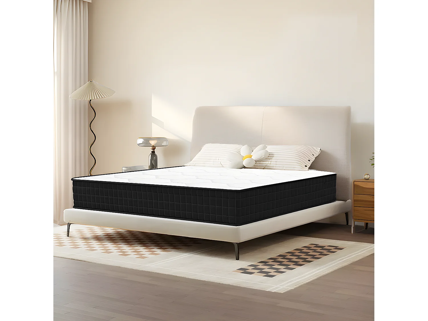 Matelas 160x200 cm Mousse - épaisseur 15 cm - Matelas mémoire de forme de 2 place