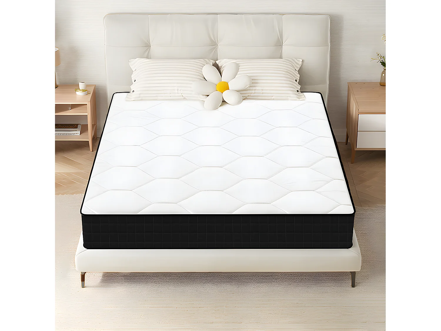 Matelas 160x200 cm Mousse - épaisseur 15 cm - Matelas mémoire de forme de 2 place