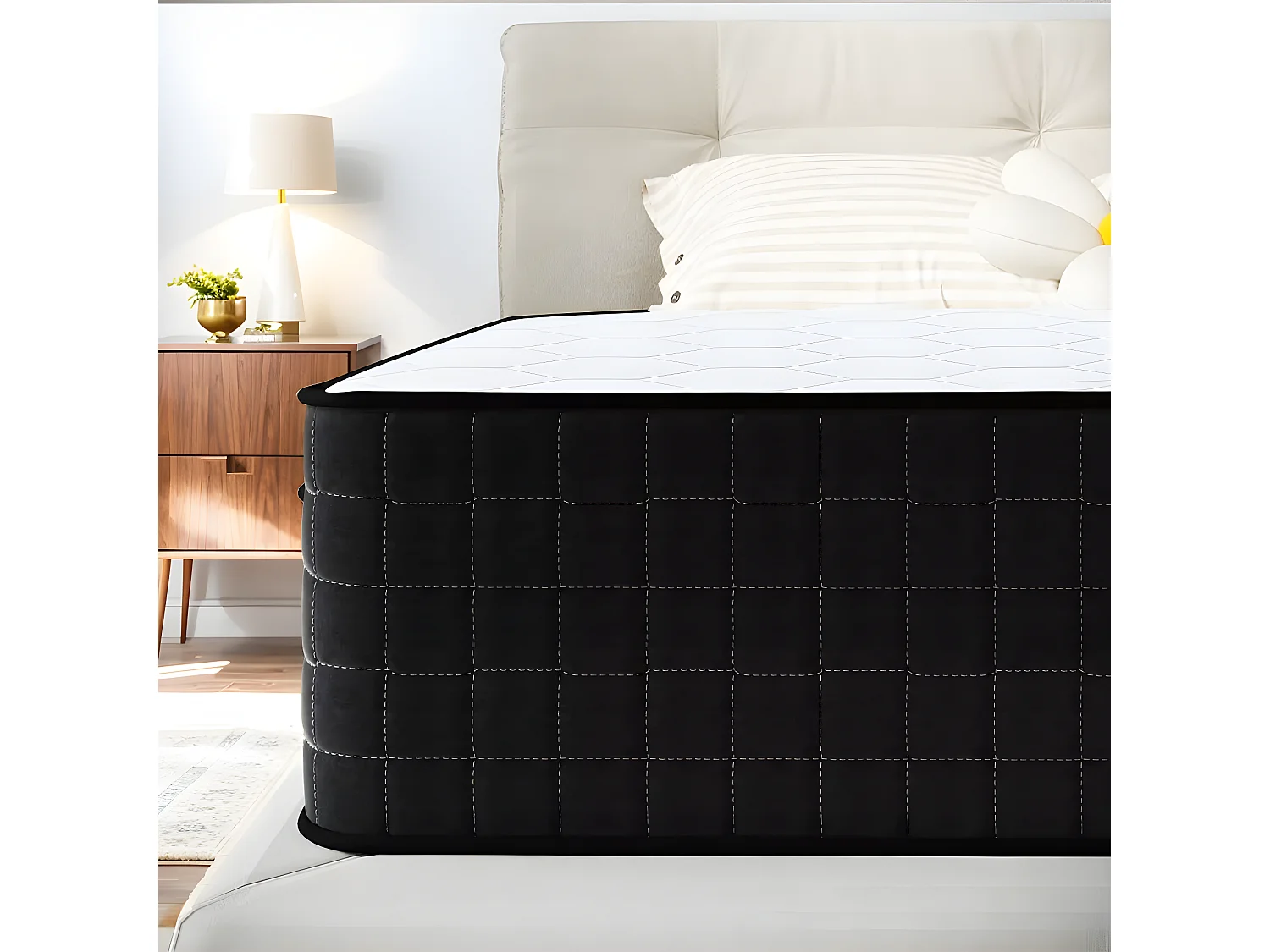 Matelas 160x200 cm Mousse - épaisseur 15 cm - Matelas mémoire de forme de 2 place