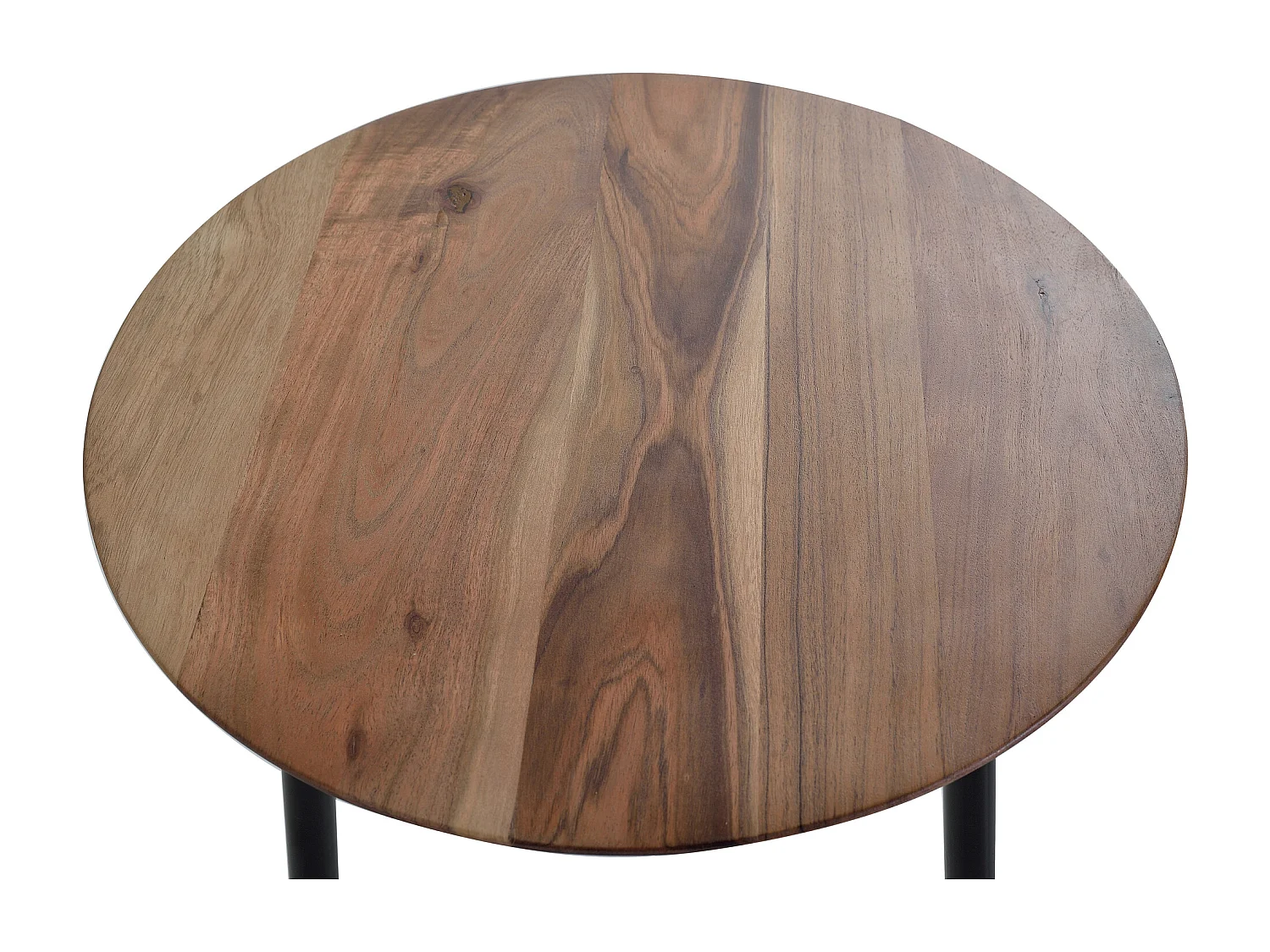 Mobile TV in legno di mango e gambe in metallo