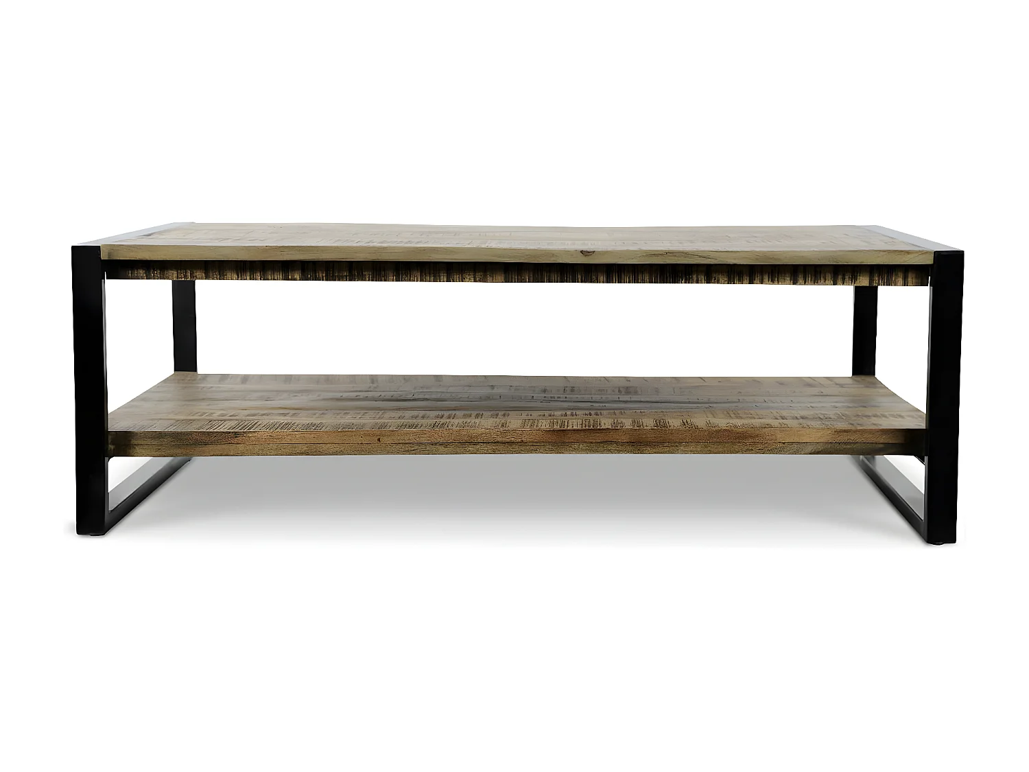 Table basse Bois Marron - Ulyssia Décoration d'Autrefois