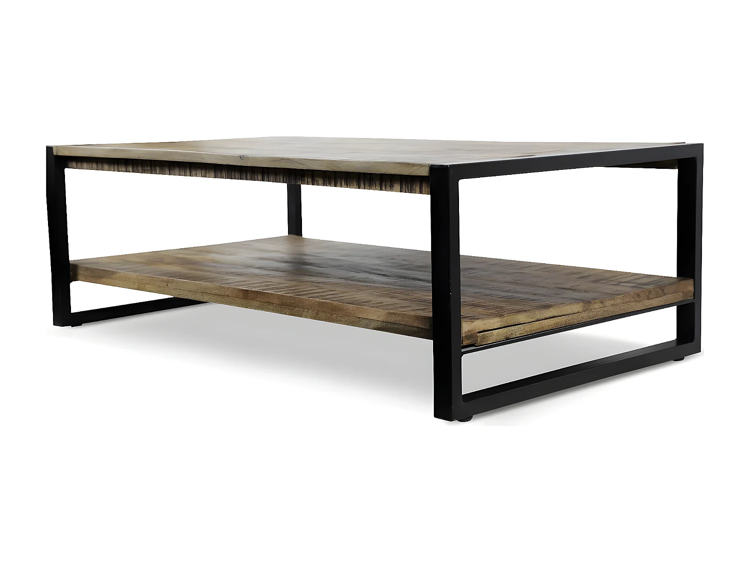 Table basse Bois Marron - Ulyssia Décoration d'Autrefois