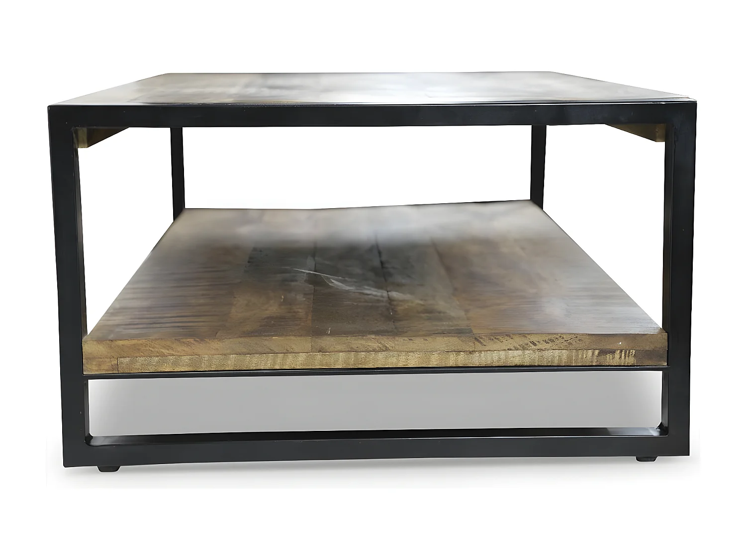 Table basse Bois Marron - Ulyssia Décoration d'Autrefois