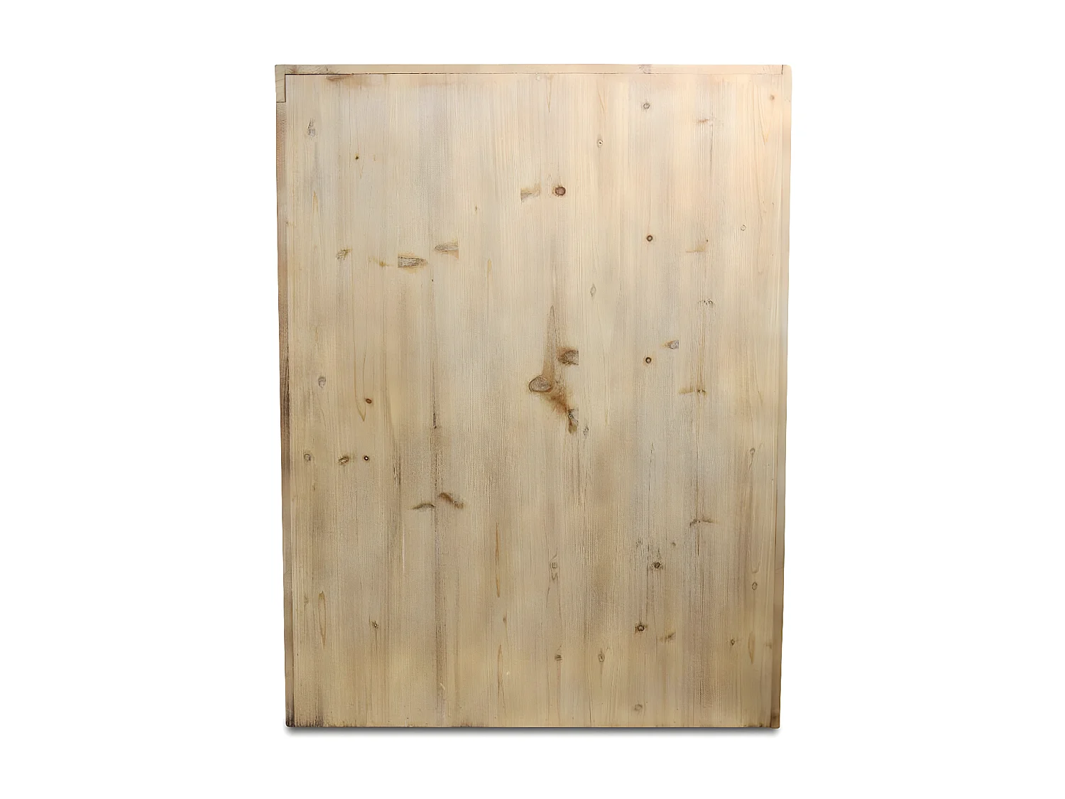 Ilot 2 tiroirs naturel Bois Naturel - Esmée Décoration d'Autrefois