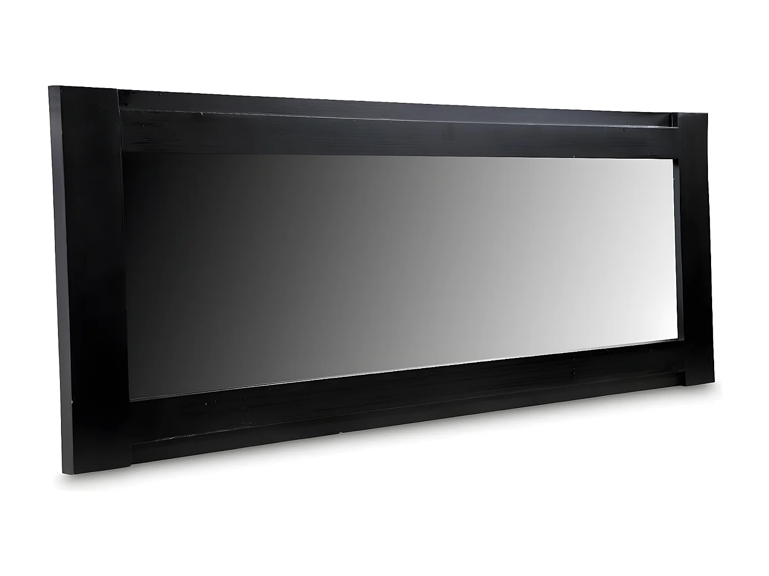 Grand miroir Bois-MDF Noir - Idéline Décoration d'Autrefois