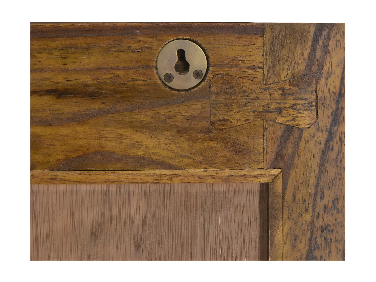 Miroir Bois Marron - Athénaïs Décoration d'Autrefois