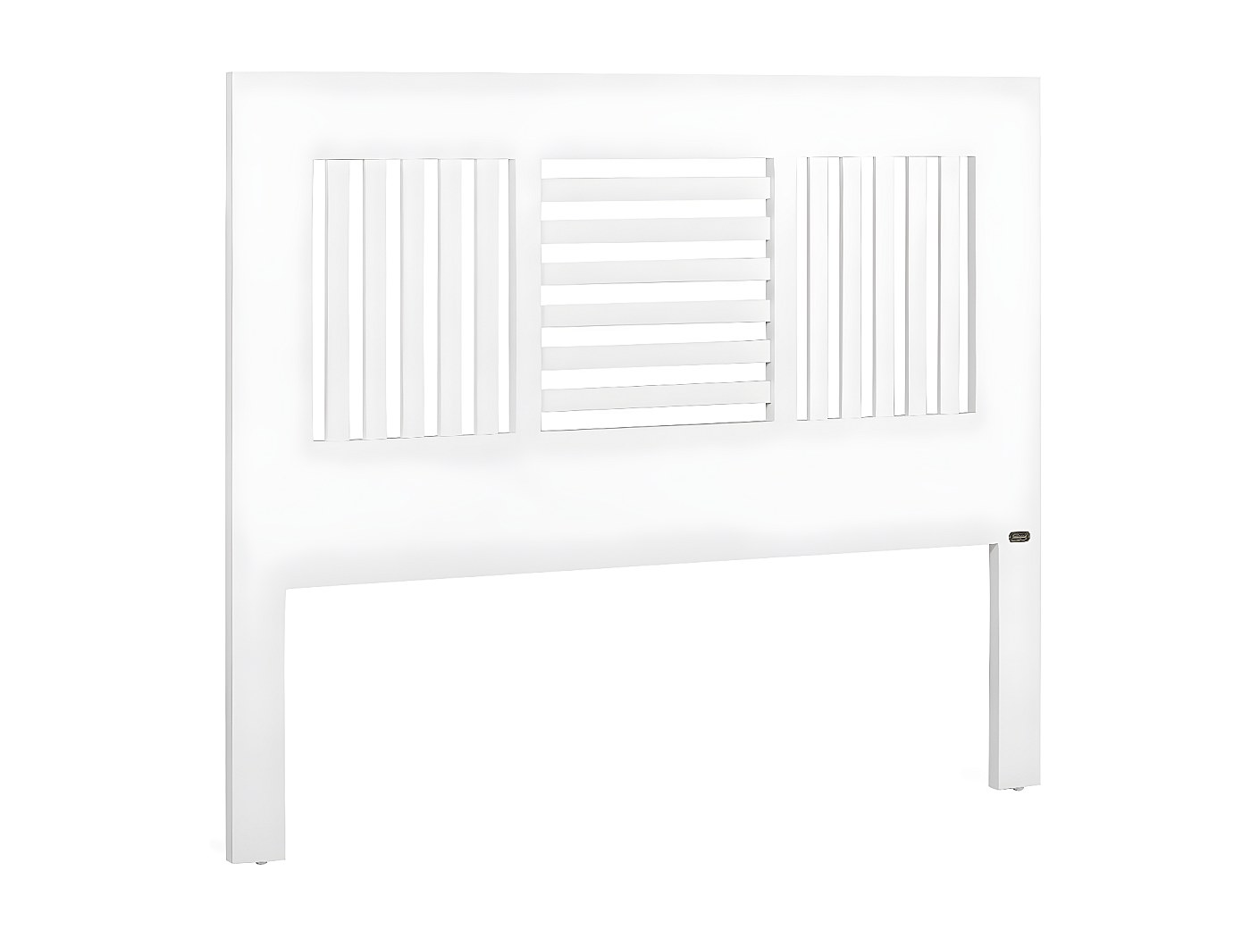 Tête De Lit Bois Blanc 165x3x135cm
