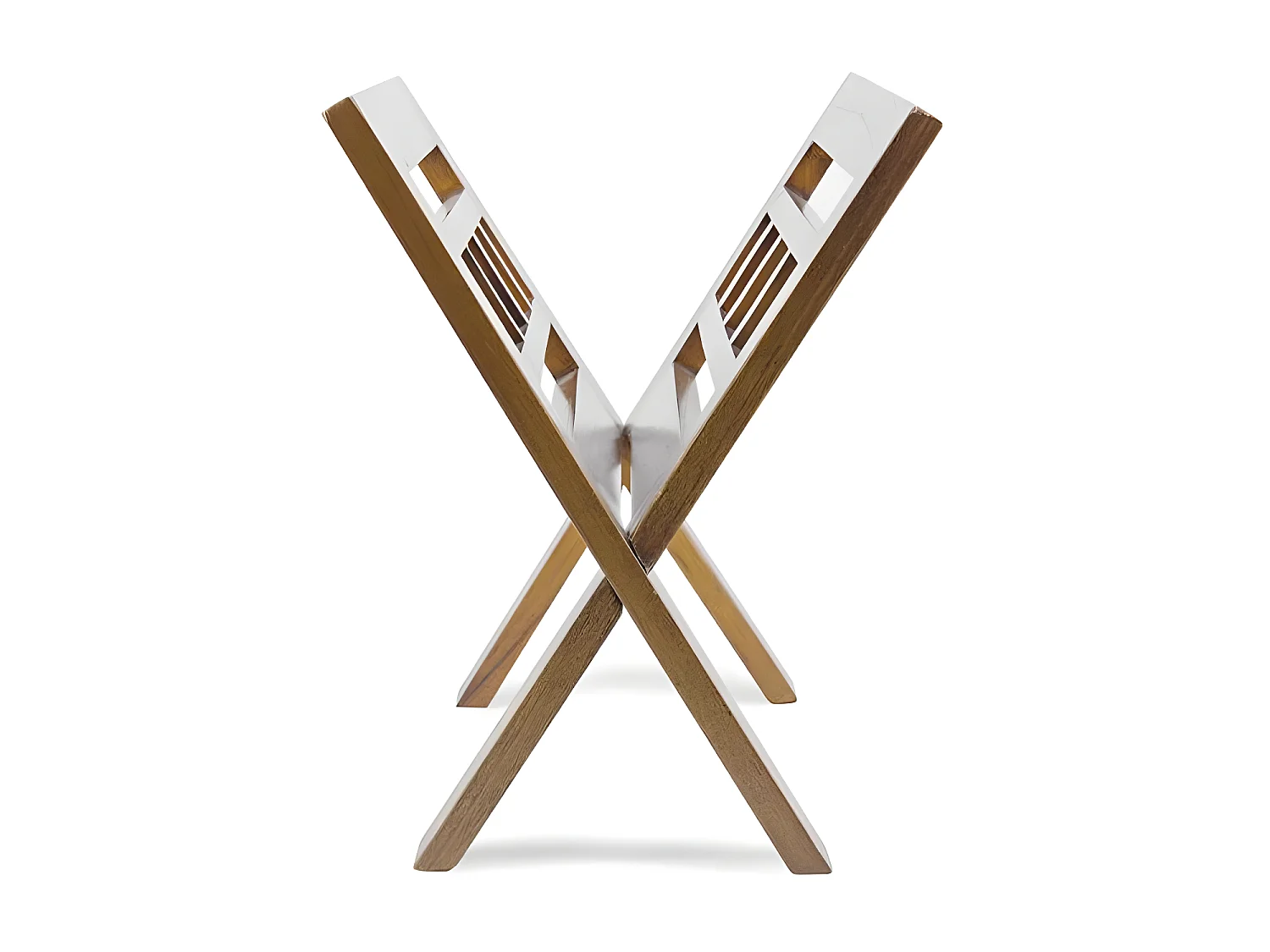 Porte-revues Bois Marron - Onéline Décoration d'Autrefois