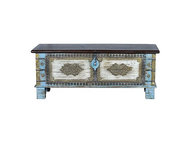 Coffre bronze Bois-Bronze Multicolore - Lexine Décoration d'Autrefois