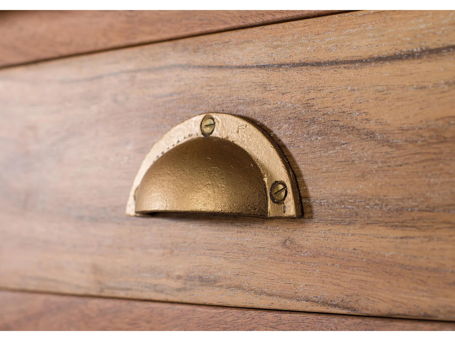 Coiffeuse en bois d'acacia