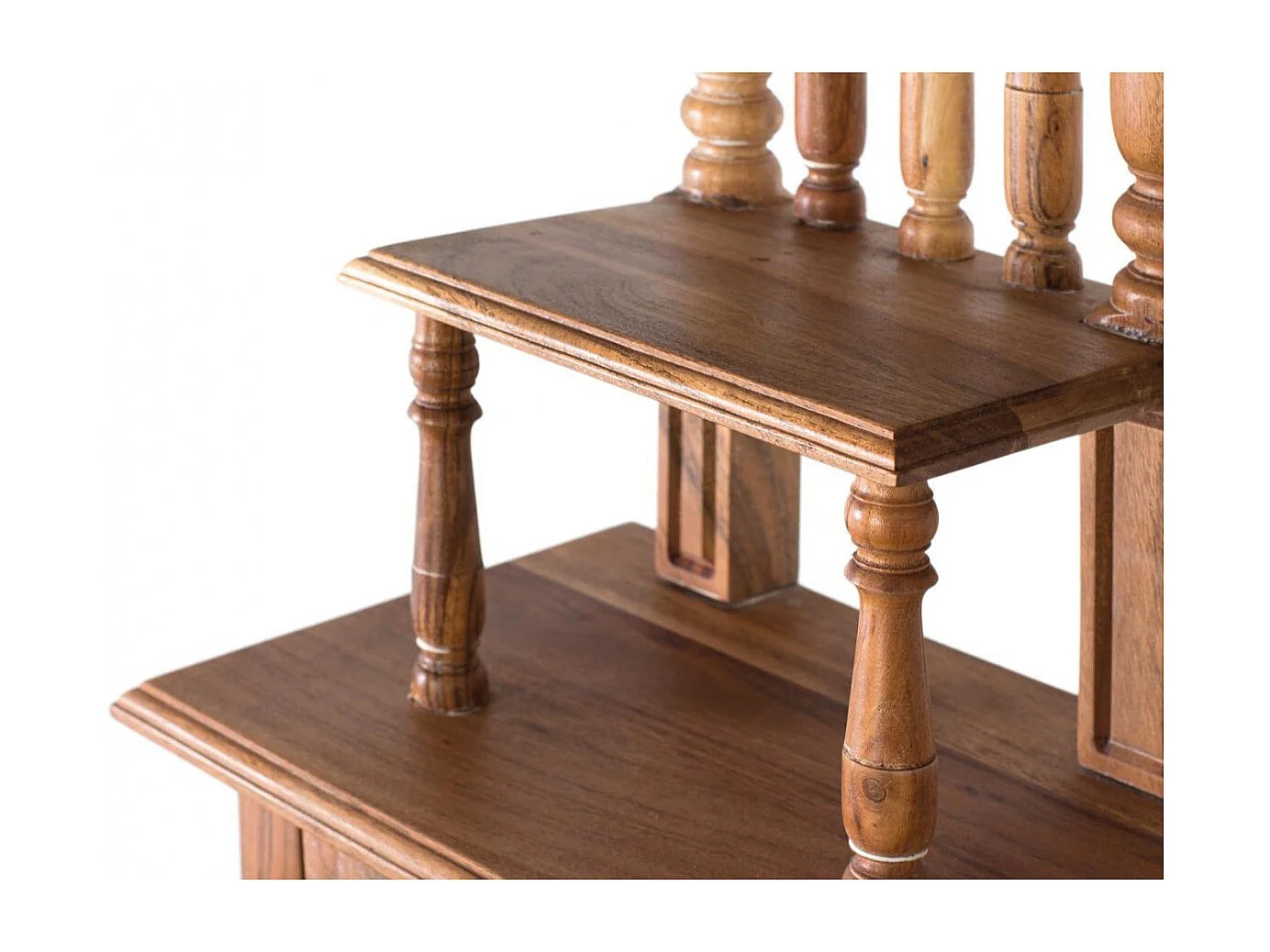 Boudoir a 5 cassetti in massello di acacia