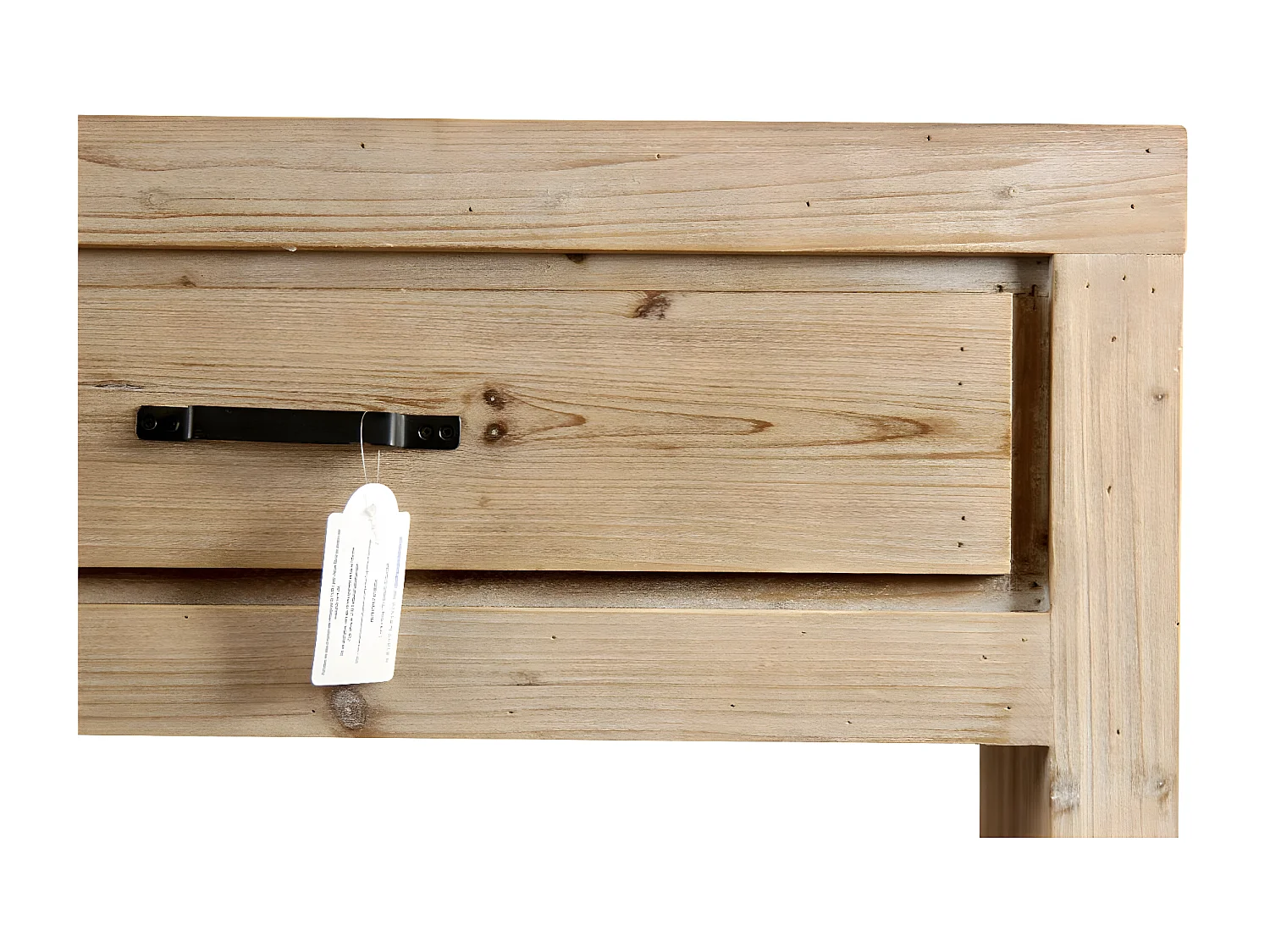 Console 1 tiroir naturel Bois Naturel - Esmée Décoration d'Autrefois