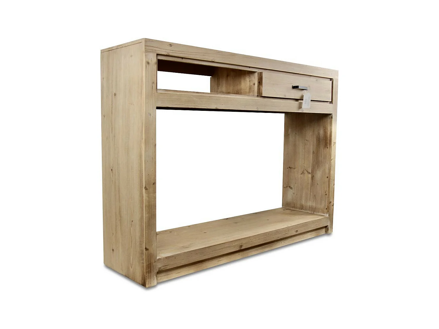 Console 1 tiroir naturel Bois Naturel - Esmée Décoration d'Autrefois