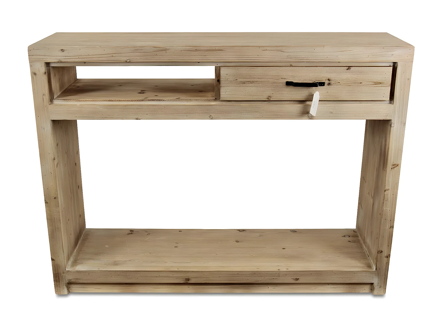 Console 1 tiroir naturel Bois Naturel - Esmée Décoration d'Autrefois