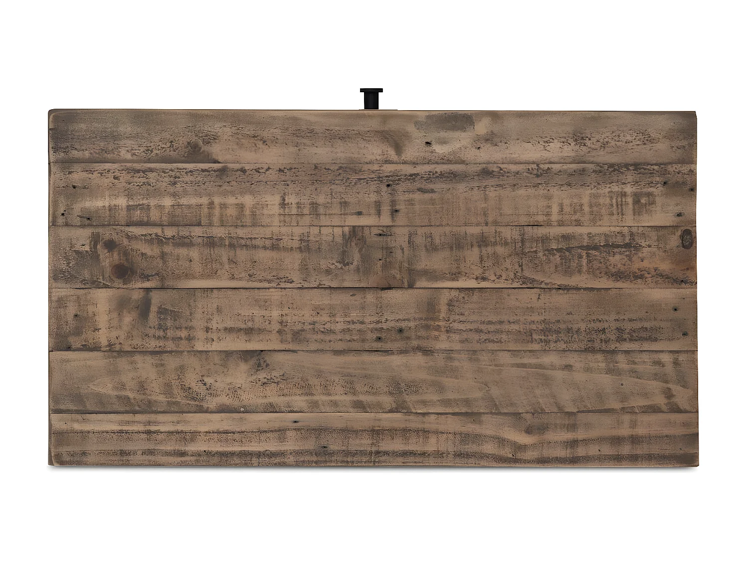 Console 1 tiroir Bois-Métal Marron - Labertine Décoration d'Autrefois